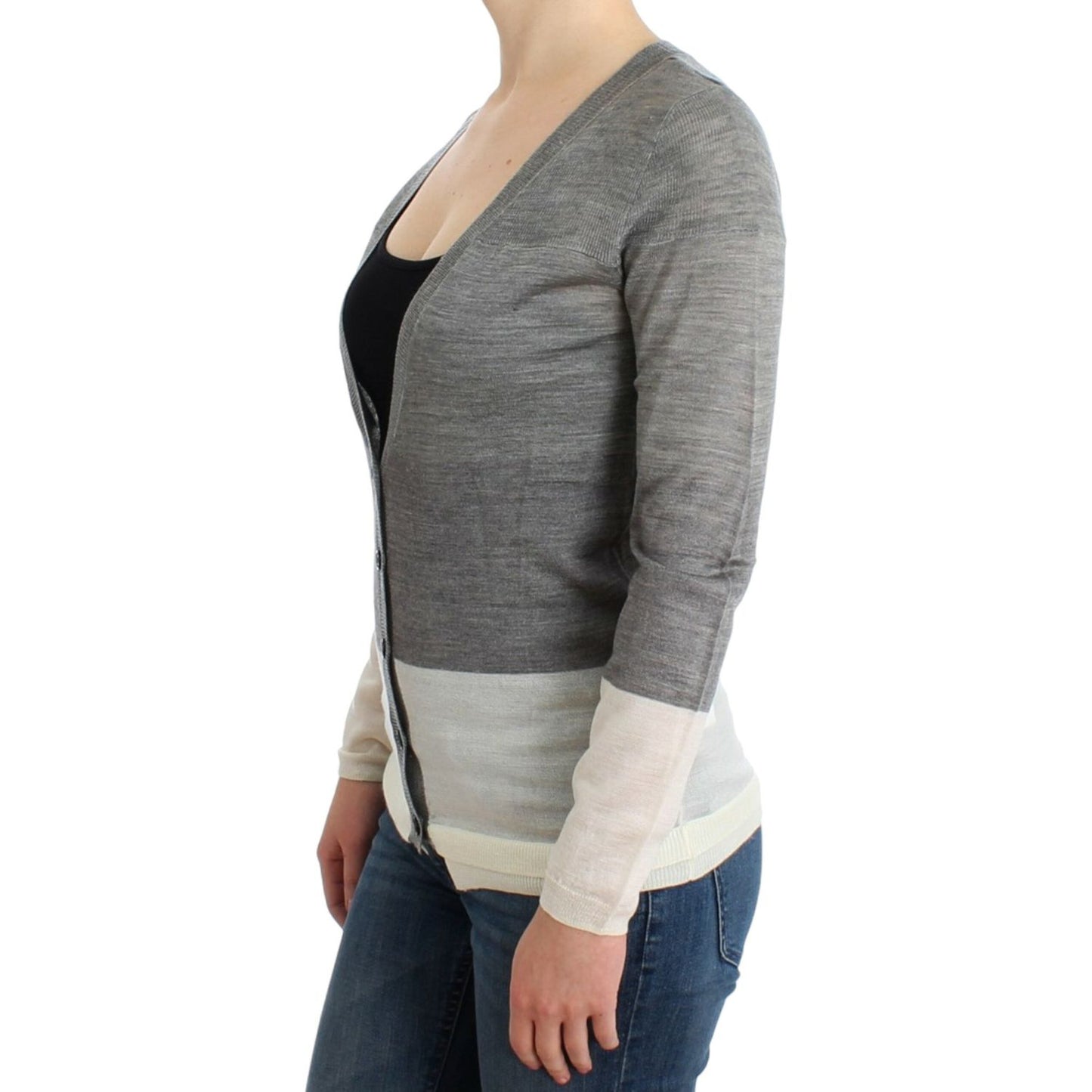 Costume National Gray lightweight cardigan