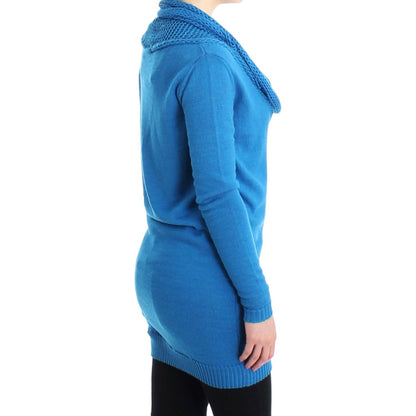 Costume National Blue scoopneck sweater
