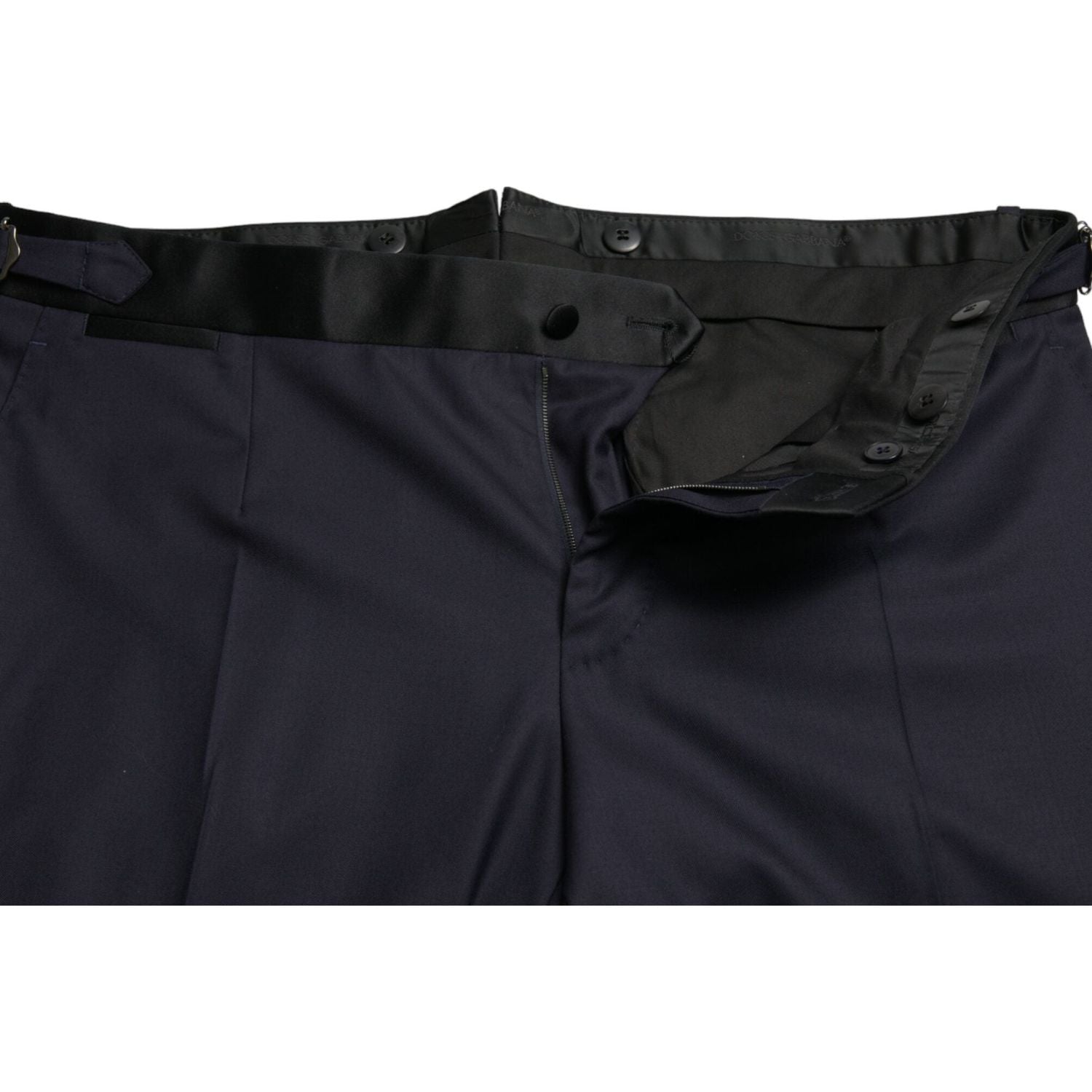 بنطلون رسمي قصير أنيق من مزيج الصوف والحرير من دولتشي آند غابانا