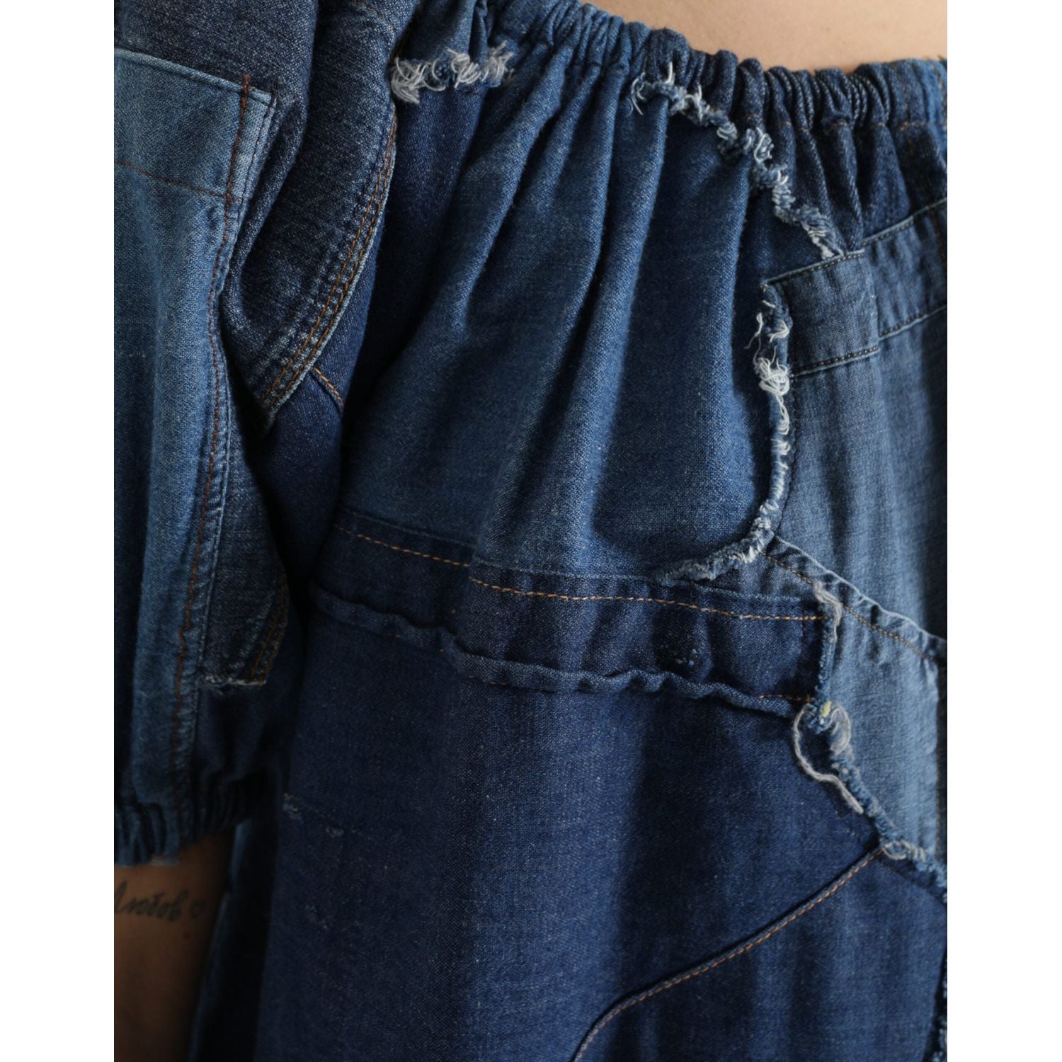 优雅棉质牛仔上衣