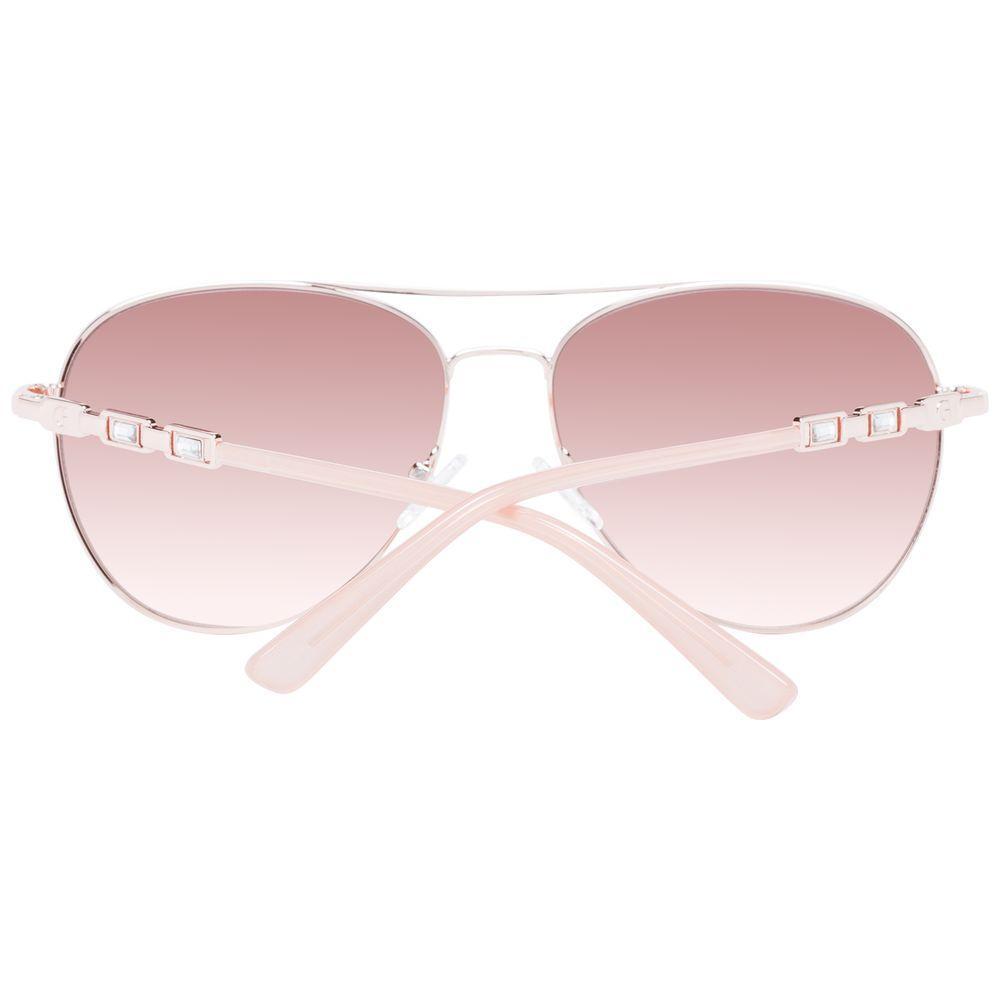 Guess Rose Gold Metal Sunglasses