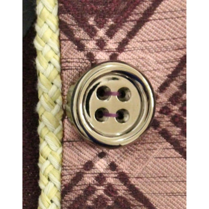 House of Holland Purple checkered blazer jacket