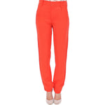 CO|TE Orange boyfriend stretch pants MOM10851-1