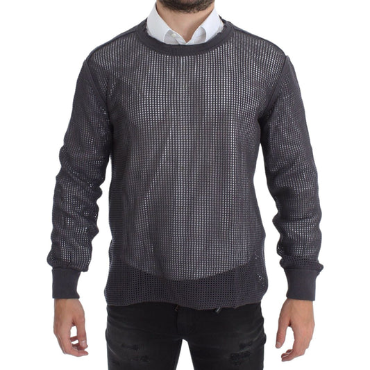 Dolce & Gabbana Purple Runway Netz Pullover Netted Sweater GTH10674-5