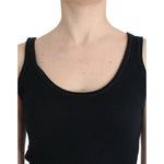 Ermanno Scervino Black Knit Top Knitted Sweater 100% Cashmere