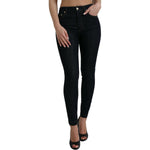 Dolce & Gabbana Blue Cotton Stretch Denim Skinny Jeans