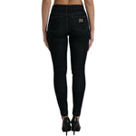 Dolce & Gabbana Blue Cotton Stretch Denim Skinny Jeans