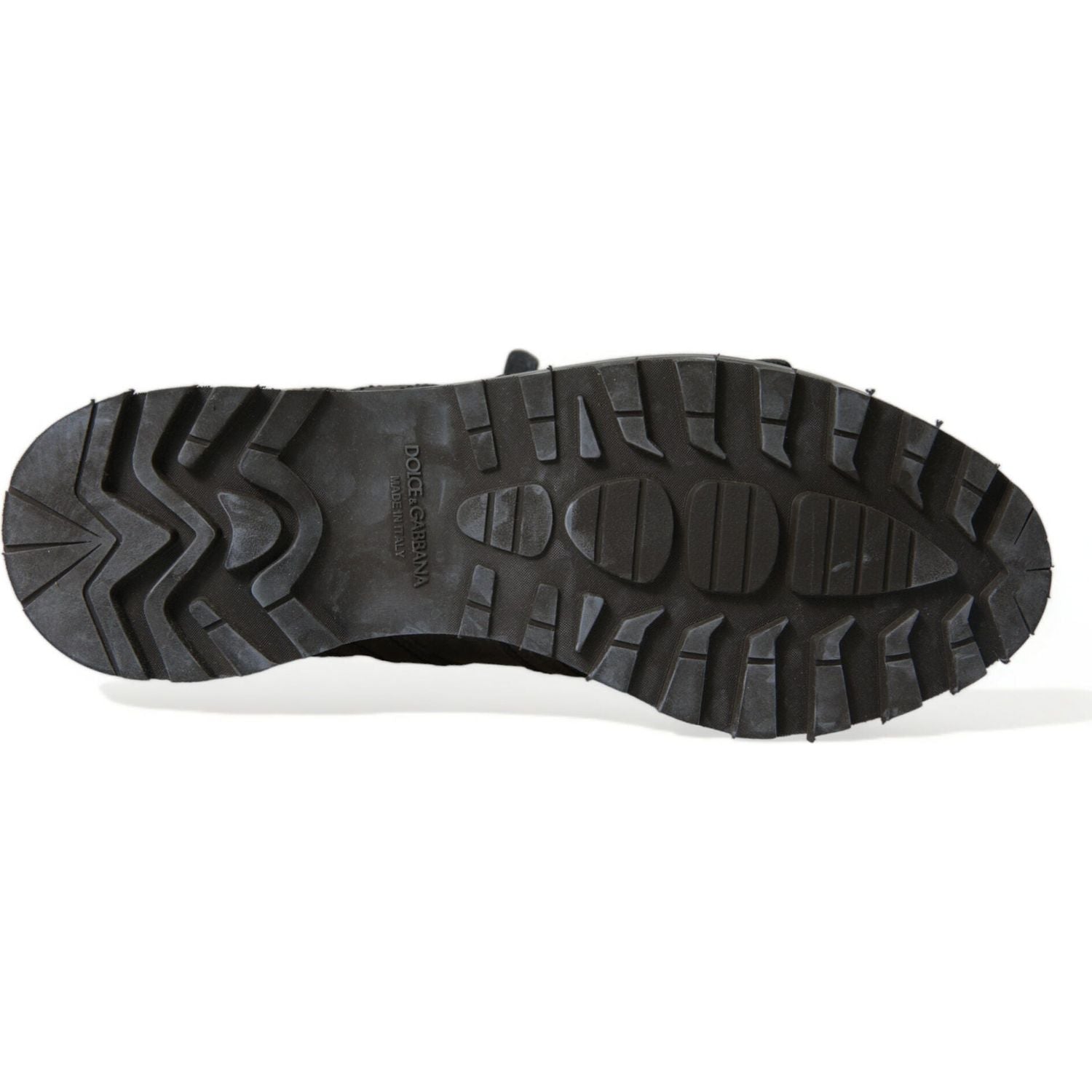 Dolce & Gabbana Black Leather Strap Men Ankle Boots Shoes