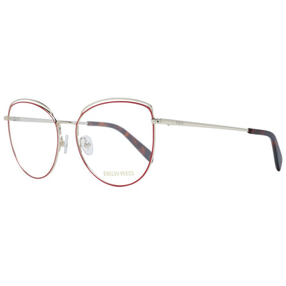 Emilio Pucci Red Metal Glasses (Frames)