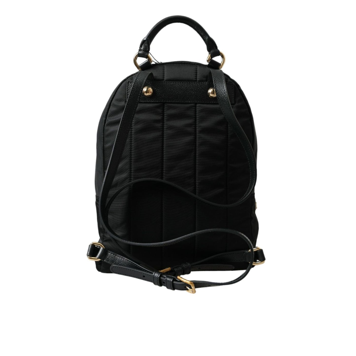 Dolce & Gabbana Black #DGFAMILY Embellished Backpack VULCANO Bag