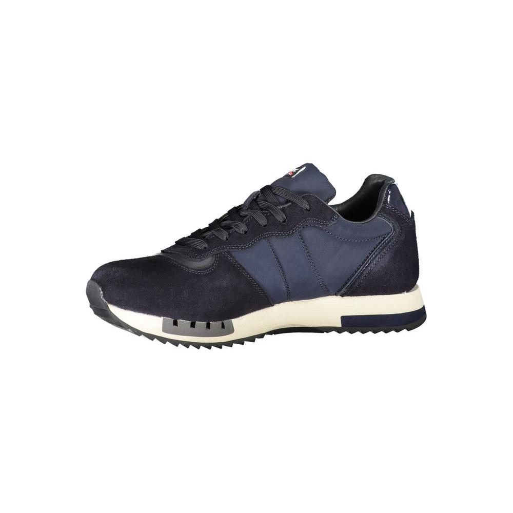 Blauer Contrast Lace-Up Sports Sneakers in Blue BL-23162-EU45/US12-FBB-141