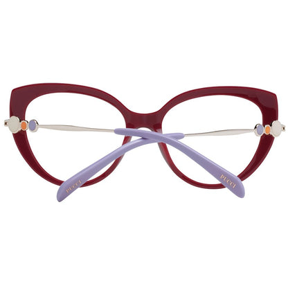 Emilio Pucci Red Plastic Glasses (Frames)