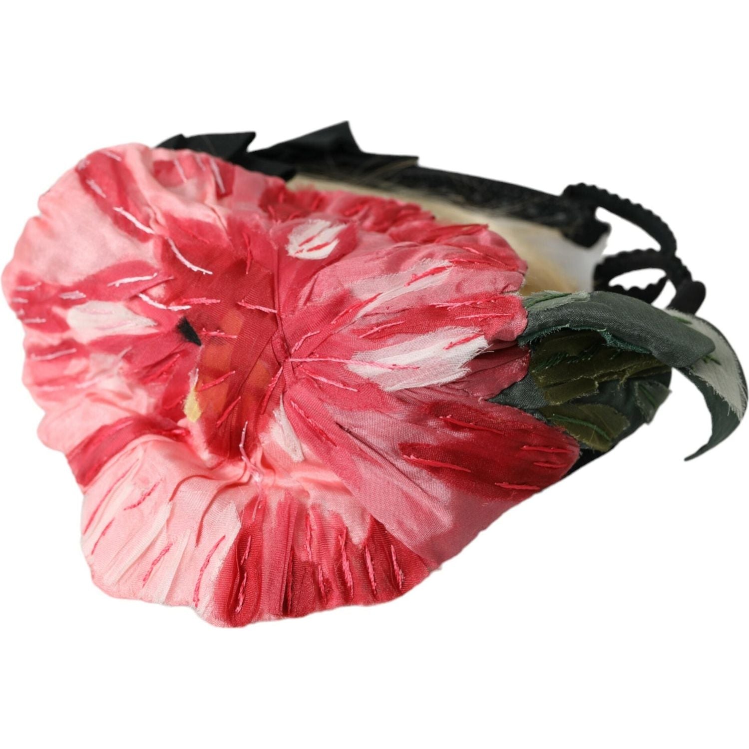 دولتشي آند غابانا أسود فسكوزي شعر أبيض Parrucchiera عقال إكليل