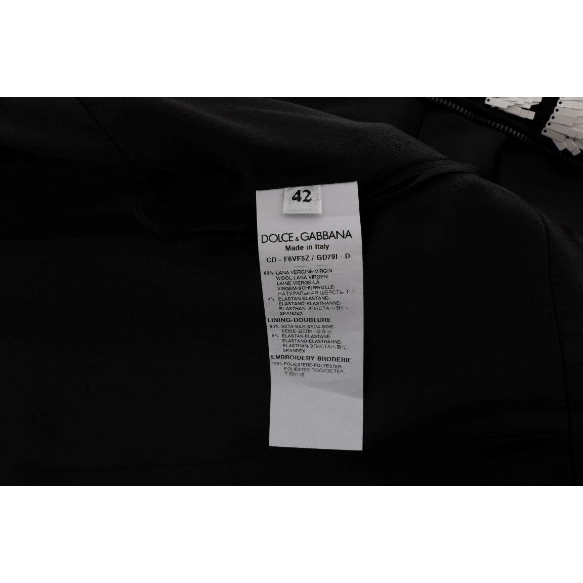 فستان دولتشي آند غابانا مخطط بدون أكمام