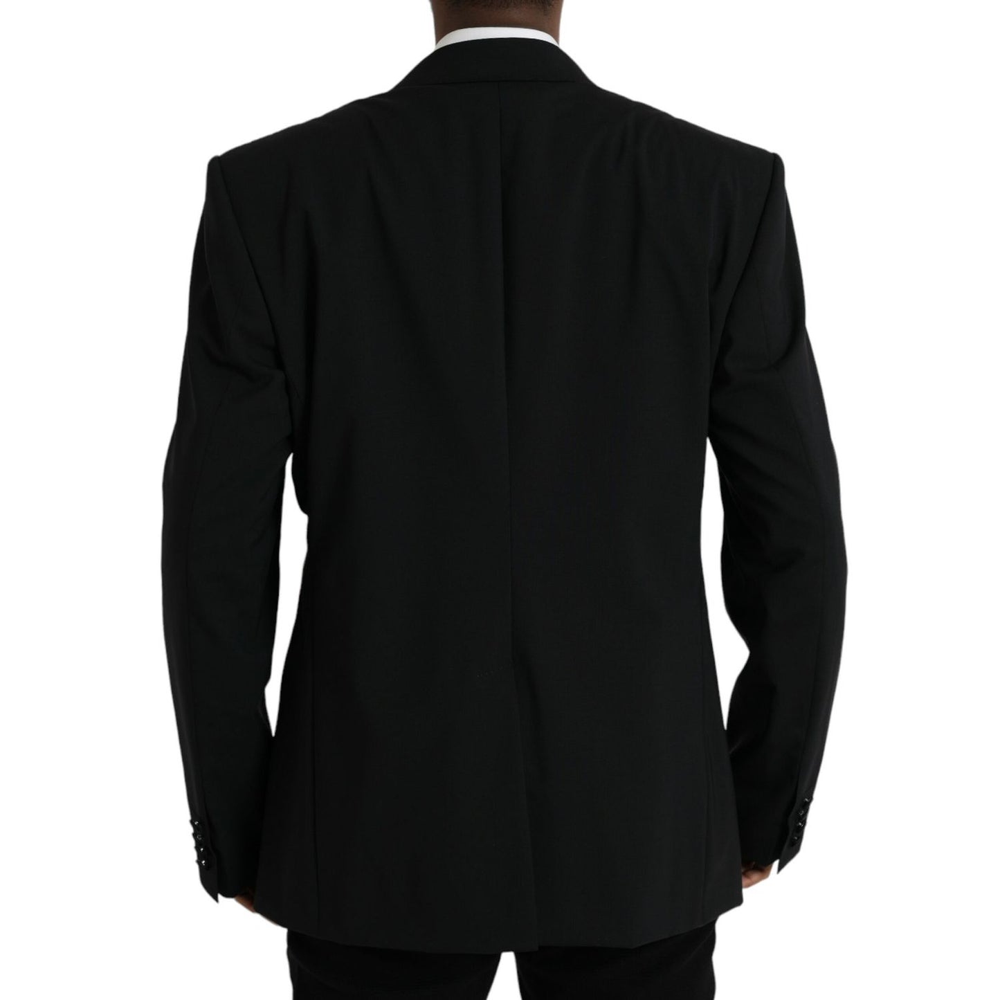 Dolce & Gabbana Black SICILIA Single Breasted Coat Blazer JKT4020-58