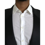 Dolce & Gabbana Black SICILIA Single Breasted Coat Blazer JKT4020-58