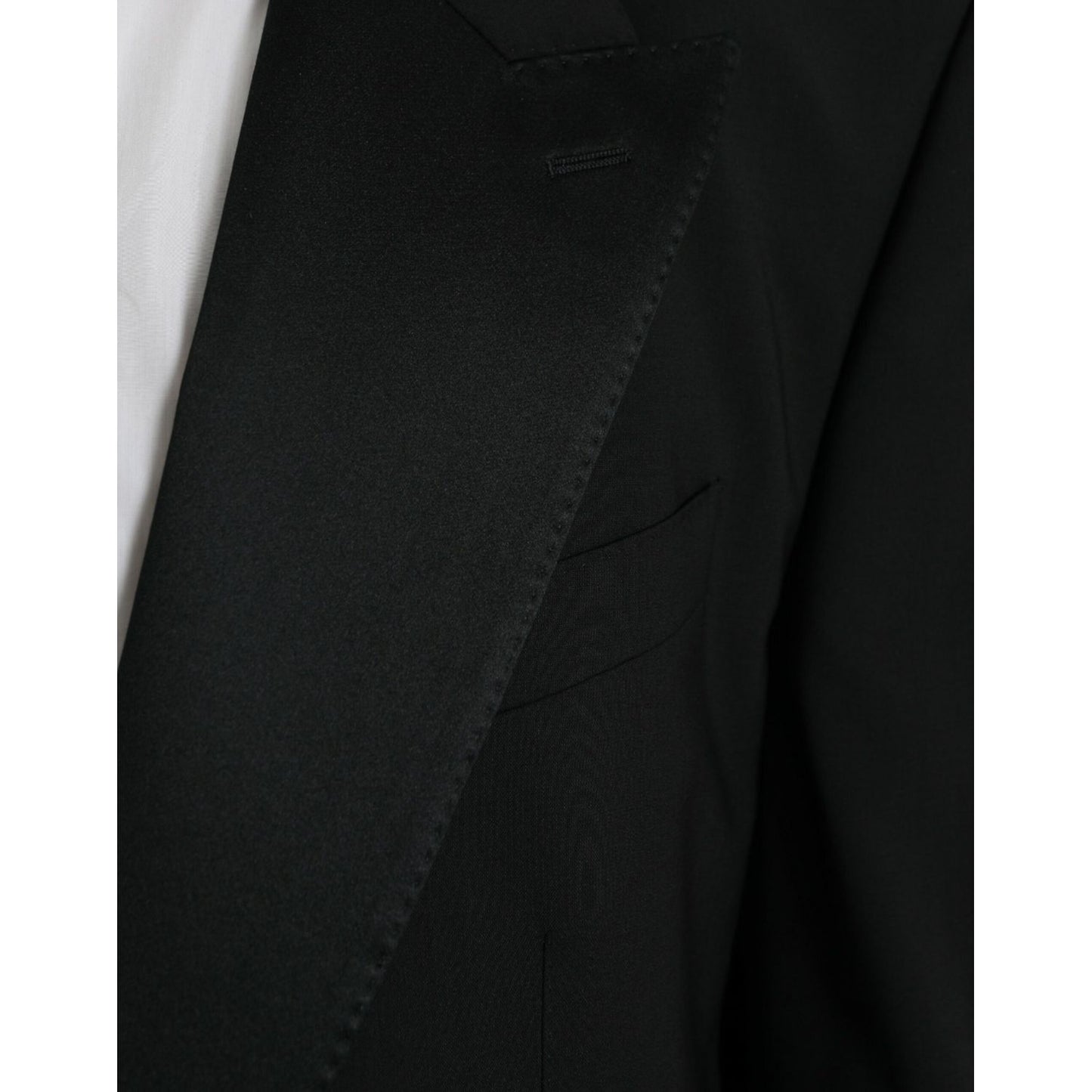Dolce & Gabbana Black SICILIA Single Breasted Coat Blazer JKT4020-58