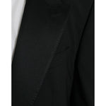 Dolce & Gabbana Black SICILIA Single Breasted Coat Blazer JKT4020-58