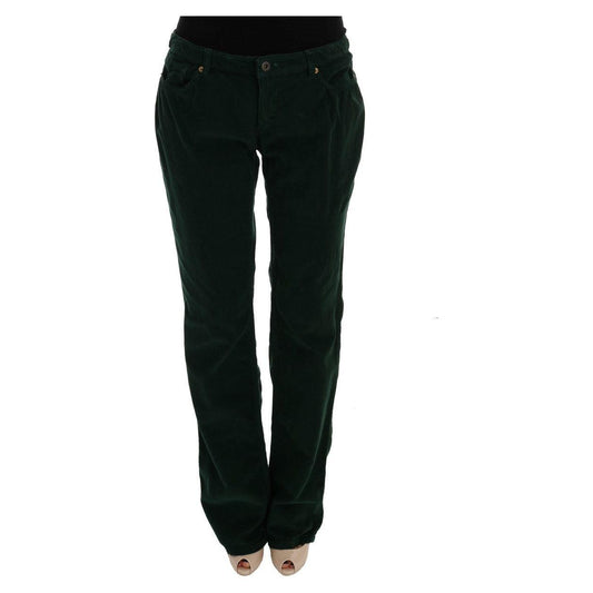 Dolce & Gabbana Green Cotton Corduroys Jeans SIG50012-3