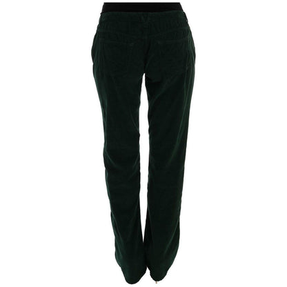 Dolce & Gabbana Green Cotton Corduroys Jeans