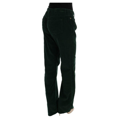 Dolce & Gabbana Green Cotton Corduroys Jeans