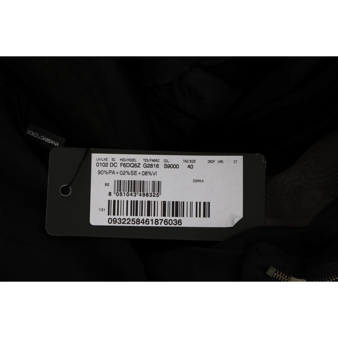 Dolce & Gabbana Black Pink Silk Long Shift Dress