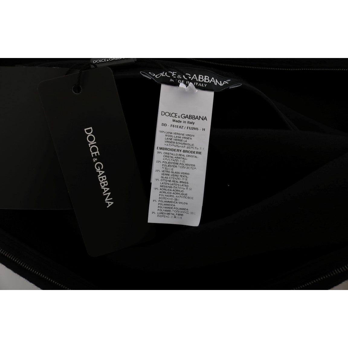 黑色羊毛水晶公主裙