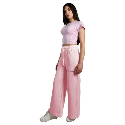 Hinnominate Pink Cotton Women Palazzo Pants