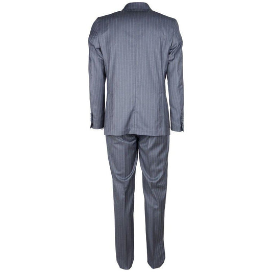 Made in Italy Gray Wool Men's Suit ER-12990-IT52 | XL