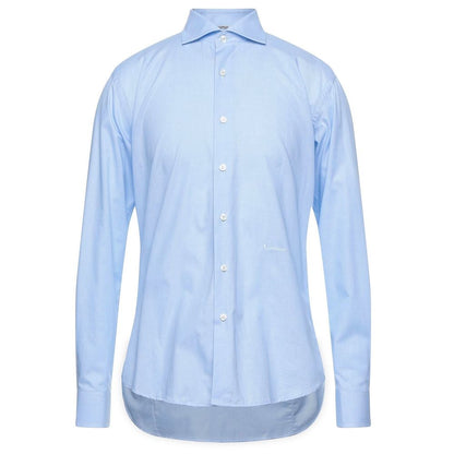 Aquascutum Blue Cotton Shirt