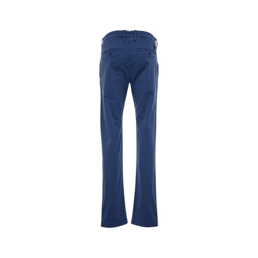 Jacob Cohen Elegant Slim Fit Chino Trousers in Blue JA-11616-IT38 | XS
