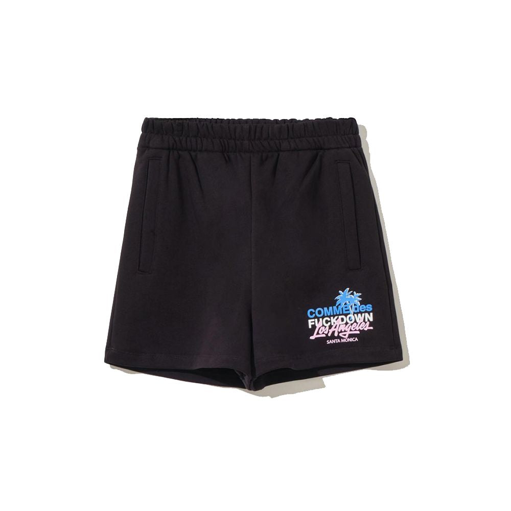Comme Des Fuckdown Black Cotton Women's Short
