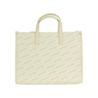 Plein Sport White Polyamide Women Shoulder Bag