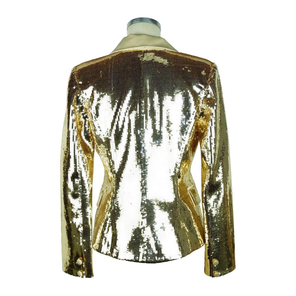 Elisabetta Franchi Yellow Polyester Blazer