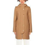 Love Moschino Brown Wool Women Coat LO-7652-IT46 | L