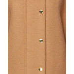 Love Moschino Brown Wool Women Coat LO-7652-IT46 | L