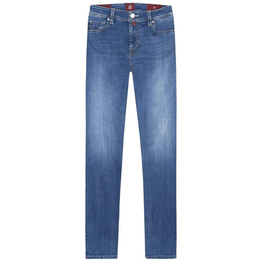 Tramarossa Blue Cotton Men's Jean TR-13011-W33