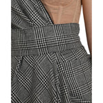 Dolce & Gabbana Gray Beige Layered One Shoulder Maxi Dress DR281185-48