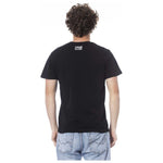 Cavalli Class Black Cotton Men T-Shirt