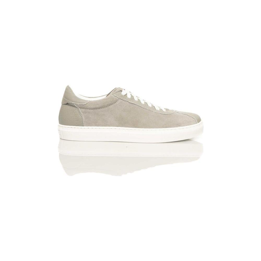 Cerruti 1881 Gray Cowhide Sneaker