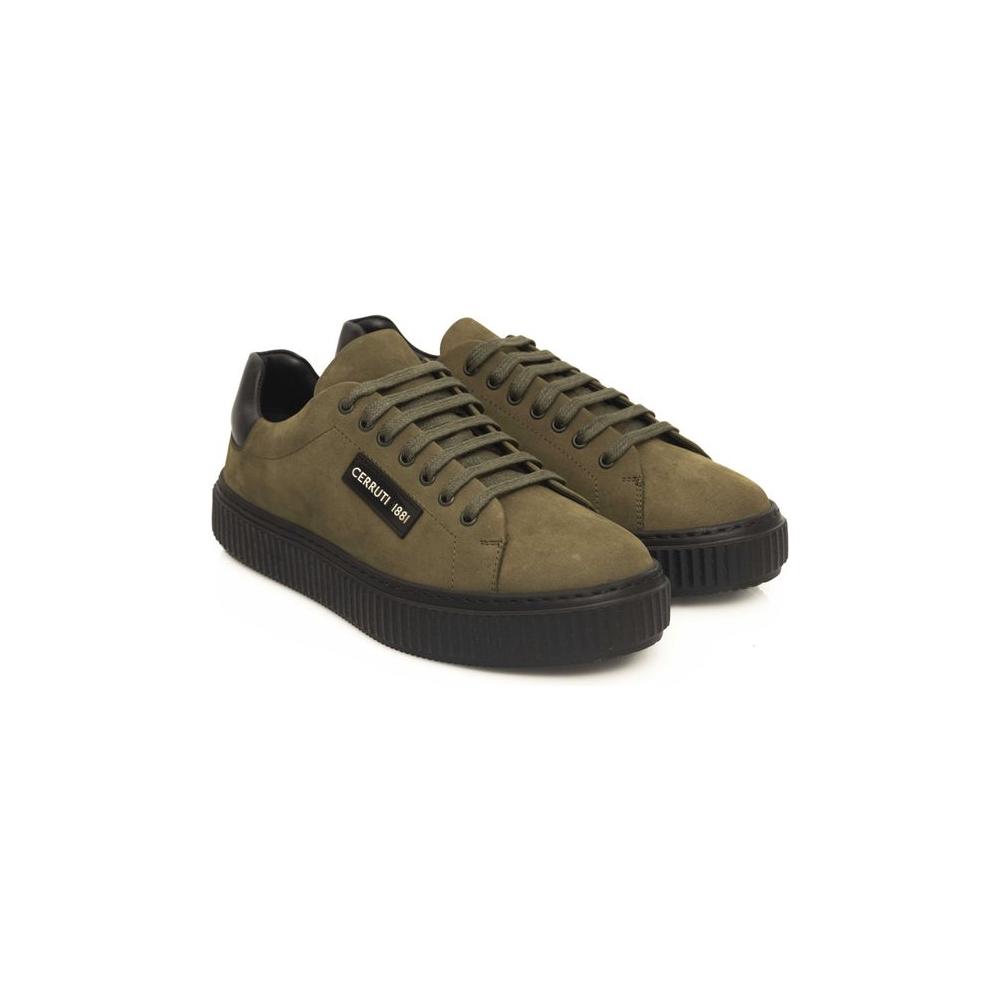 Cerruti 1881 Green Cowhide Sneaker