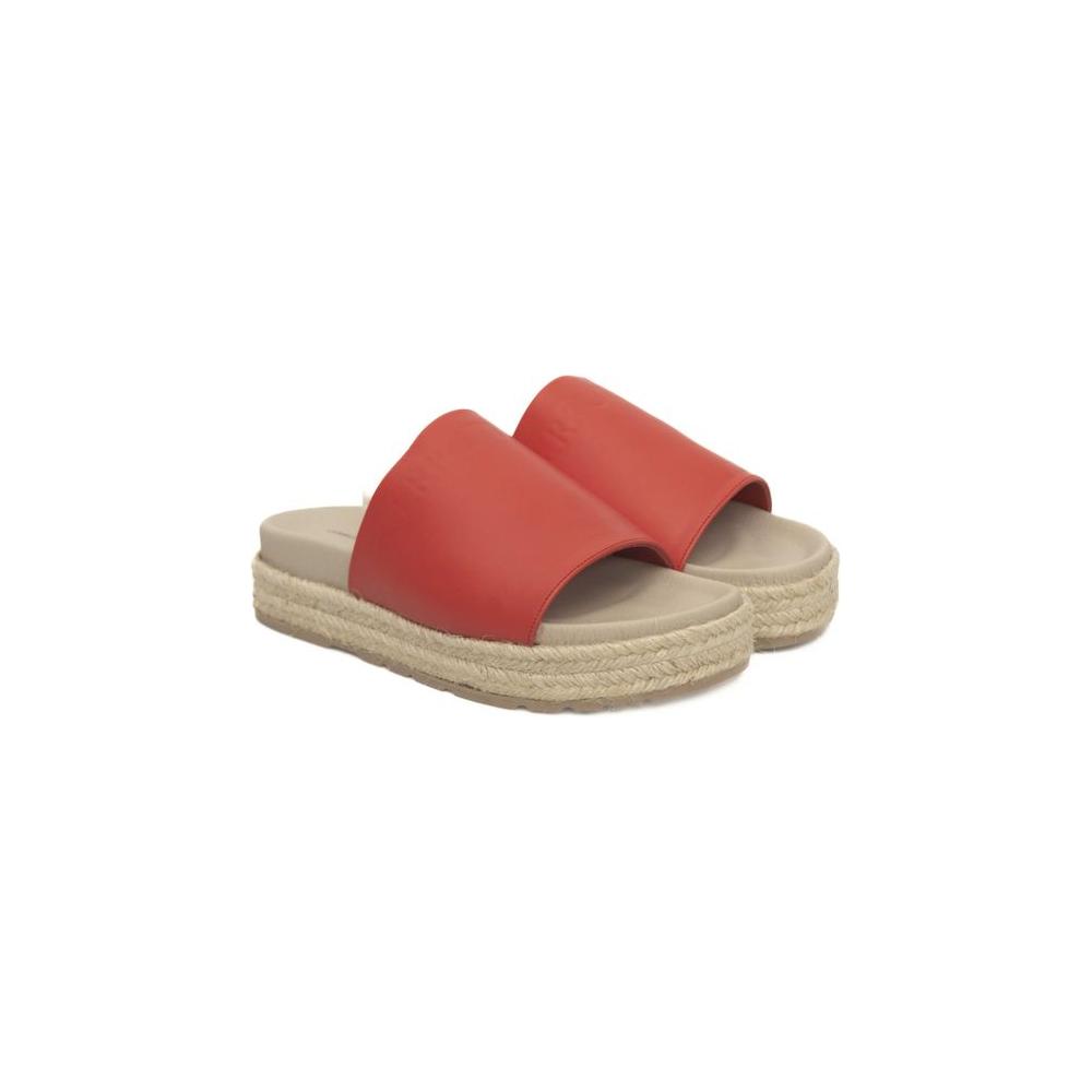 Cerruti 1881 Red Calfskin Sandal