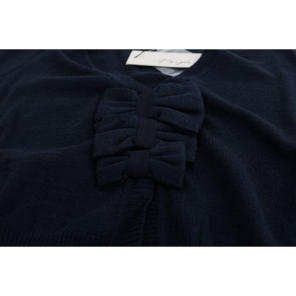 MARGHI LO' Blue Wool Blouse Sweater