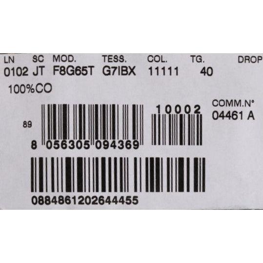 优雅灰色棉质 T 恤，带独家印花