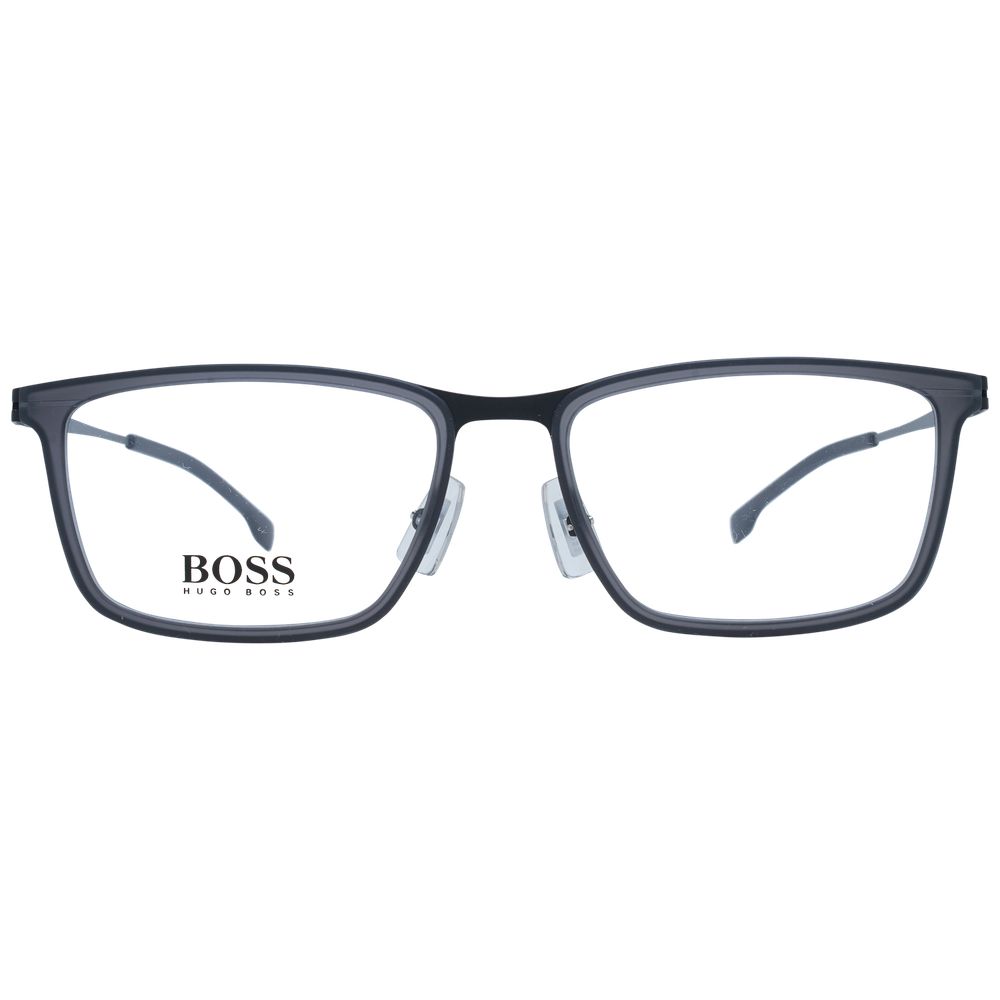 Hugo Boss Gray Stainless Steel Glasses (Frames)