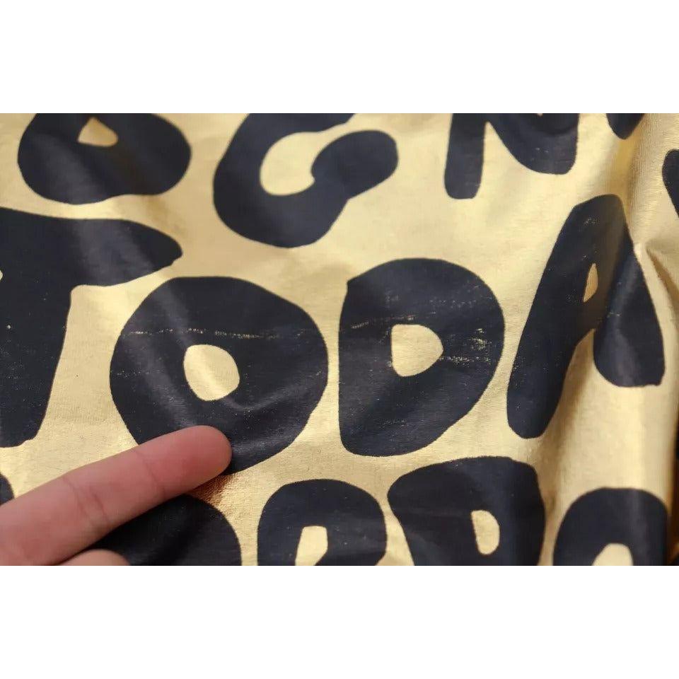 Dolce & Gabbana Gold Logo Print Turtleneck Pullover Sweater TSH83820-48