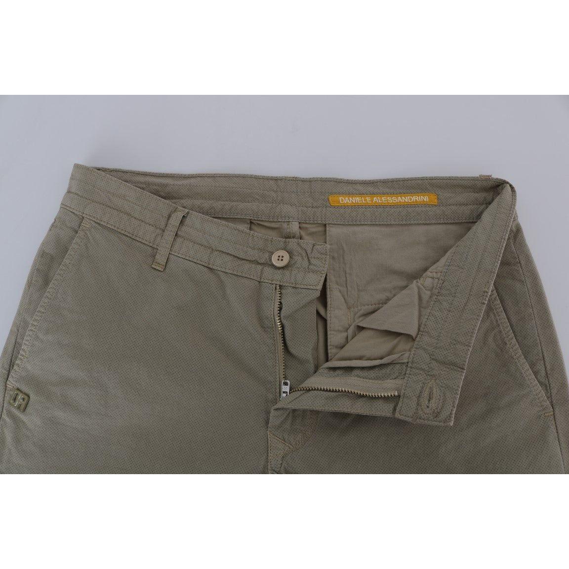 بنطلون دانييل أليساندريني شينو ضيق باللون البيج لإطلالة راقية