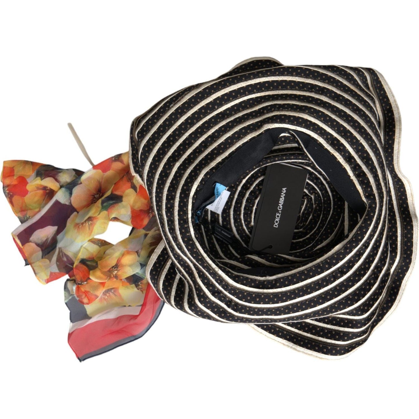 Dolce & Gabbana Multicolor Fantasy Wide Brim Floppy Hat HAT9529-56