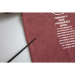 Dolce & Gabbana Maroon Print Round Neck Short Sleeves T-shirt TSH84574-46