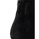 Dolce & Gabbana Black Tulle Stiletto Heels Short Boots Shoes LA10896-39